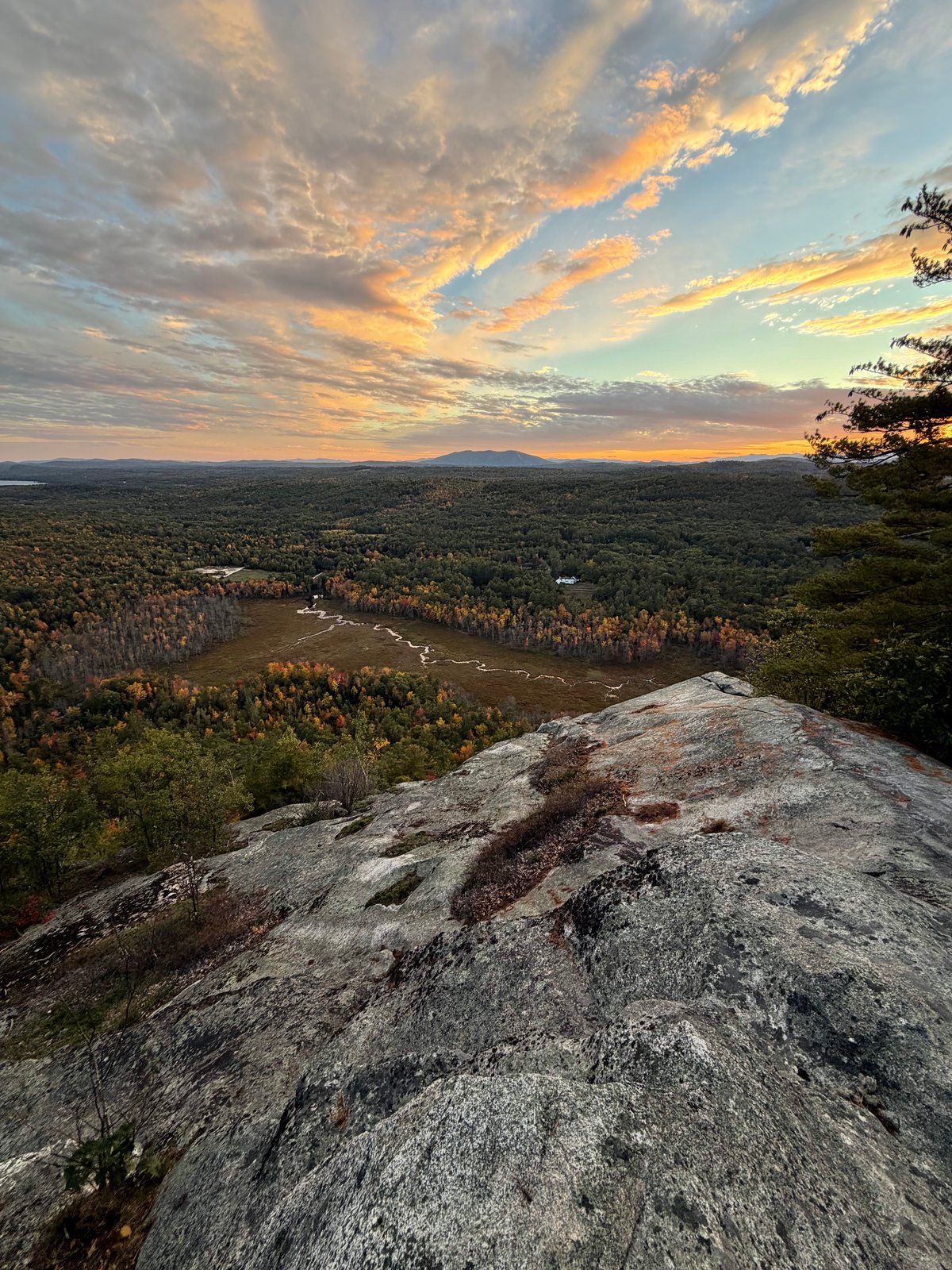 View from Hawk Mountain Summit via Cyrus and Main trails