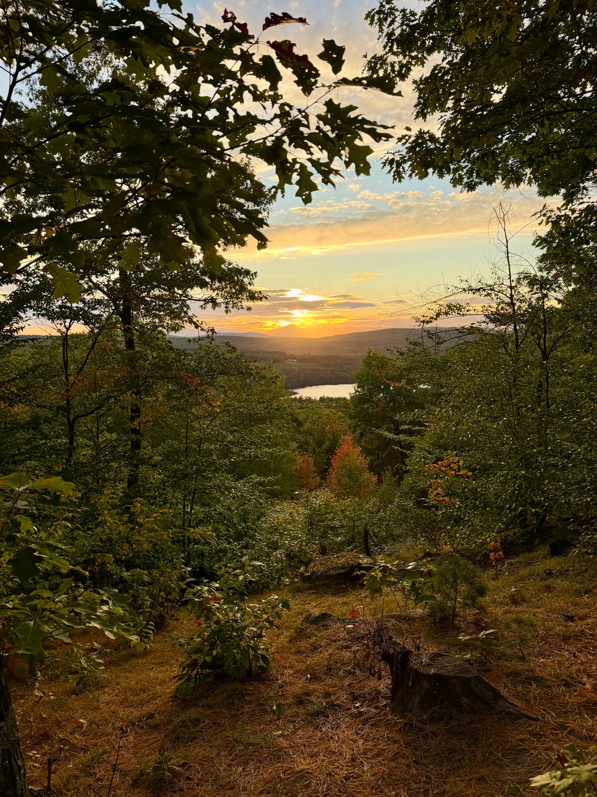 View from Hawk Mountain via America, Africa and Hannibal Trails