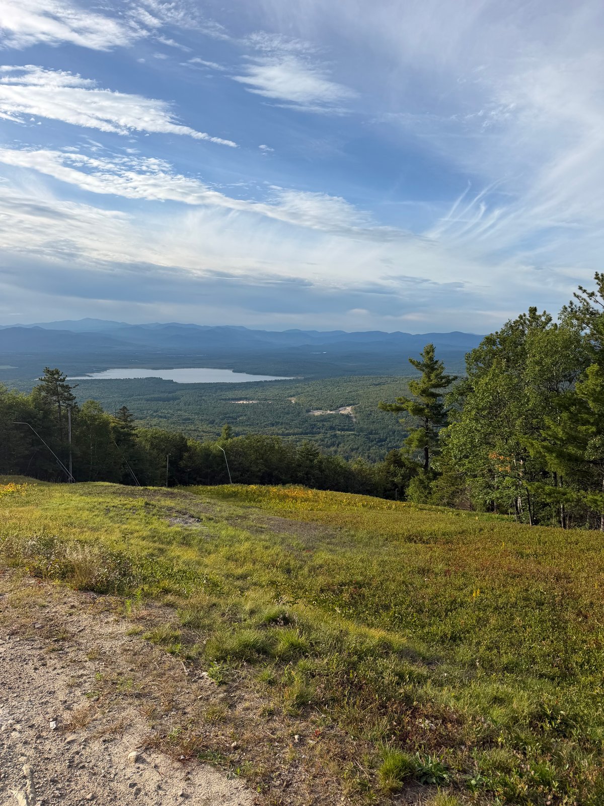 View from Pleasant Mountain via Bald Peak and Sue’s Way Trail